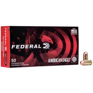 Federal Premium AE380AP 380 ACP 95 Grain Full Metal Jacket 50 Box