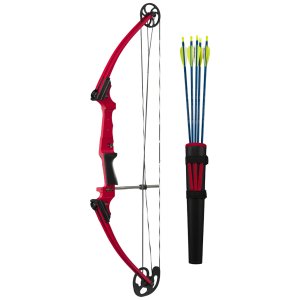 Genesis 10930 Bow Set Red RH, 10-20 lbs, 15-30" Draw, 35.5" Axle-to-Axle