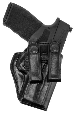 Galco SUM876RB Summer Comfort IWB Holster Black Leather Springfield Hellcat