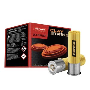 Norma CLAYSTRIKE Shotshells 20ga 2-3/4 7/8oz 1250 fps #8 25/ct