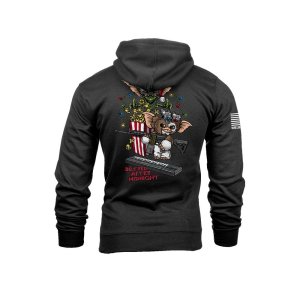 Nine Line BELTFED-DT6100 Black Hooded Sweatshirt, Size S