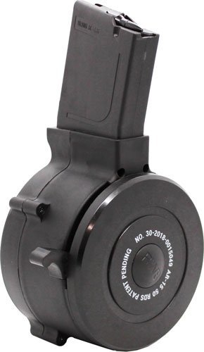 Iver Johnson AR1550BLK AR-15 .223/5.56 50-Round Drum Magazine Black