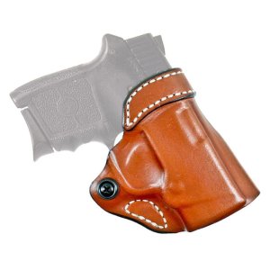 DeSantis 155 Criss-Cross Holster Sig P938 Tan RH Premium Cowhide