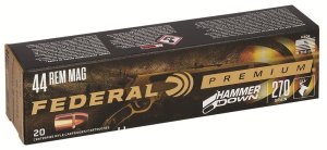 Federal Premium HammerDown 44 Rem Magnum 270gr Bonded Soft Point