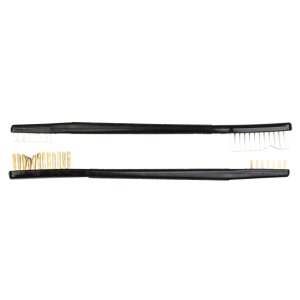 KleenBore UT-COMBO Double End Brush Combo Set Bronze-Nylon Bristles 2 Pack