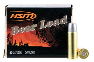 HSM 45C7N20 Bear Load .45 Colt 325gr Wide Flat Nose 20 Rounds