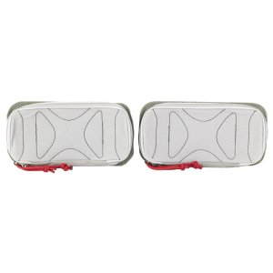 Vertx VTX5233 Pack Organizer, Small Zippered Soft Case, Gray, 2 Pack