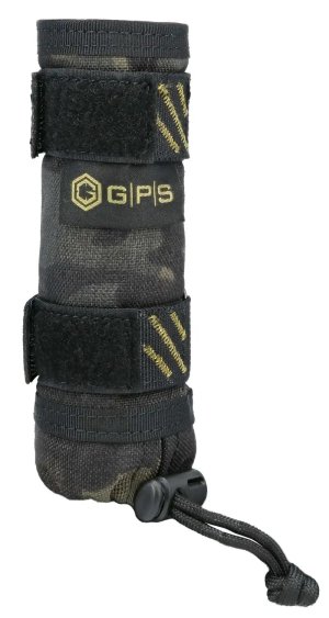 GPS Tactical Suppressor Cover 22LR 5in Black Camo 850 Degree HR Liner
