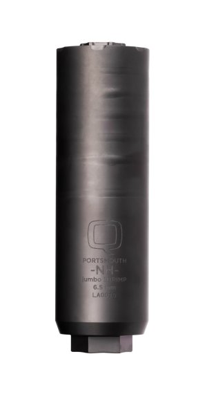 Q LLC SIL-JS-QUICKIE-65 6.5MM Suppressor 5.7 In Black PVD Cherry Bomb