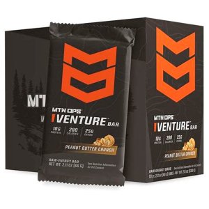MTN OPS Venture Bar Peanut Butter Crunch 10pk 10g Protein