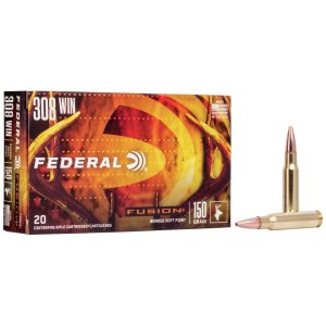 Federal Premium Fusion 308 Win 150 Grain Soft Point F308FS1