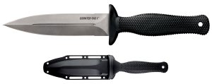 Cold Steel Counter TAC I CS-10BCTL 5.00 In Spear Point AUS-8A
