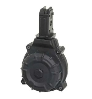 ProMag DRM-A22 CZ Scorpion EVO 9mm 50-Round Drum Magazine Black