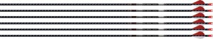 Easton 417843 5mm Full Metal Jacket Arrows 500 Blazer Vanes 6pk