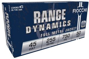 Fiocchi Shooting Dynamics .45 Long Colt 255Gr CMJ 50rd Box