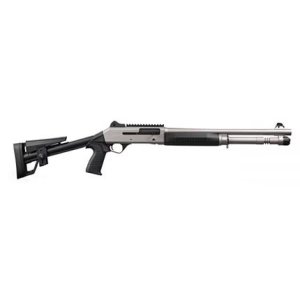 Panzer Arms M4 Marine PAM4MTSFSS 12ga Semi Auto 18.5" Nickel Finish