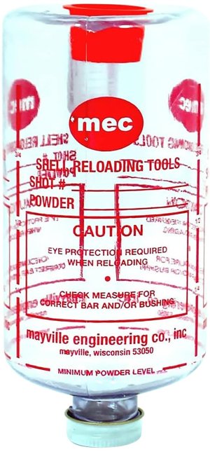 Mec-Gar USA 301L13X Small Clear Replacement Shotshell Reloading Bottle