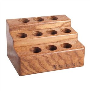Brownells Add-On Oak Screwdriver Bench Block