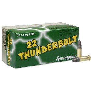 Remington Thunderbolt 22 LR 40gr LRN 1255 FPS 50 Rounds Brass
