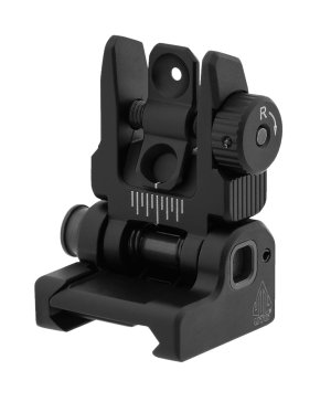 Leapers UTG ACCU-SYNC AR-15 Flip-Up Rear Sight MNT-957 Matte Black