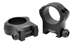Warne 7215M Mountain Tech Scope Rings 30mm High Matte Black