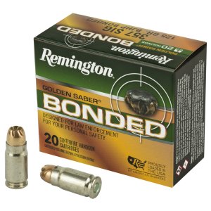 Remington Golden Saber Bonded .357 Sig 125gr JHP 20 Rounds