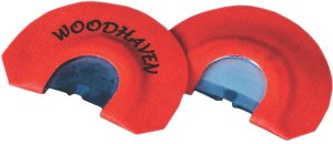 Woodhaven WH197 Toxic Orange Diaphragm Call 2.5 Reed Ghost Cut