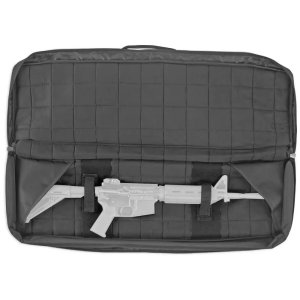 Bulldog BDT40-47B 47 In Tactical Rifle Case Black Front Pockets