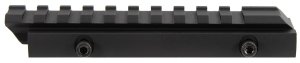 AIM Sports MT012L 5In Picatinny Riser Mount Black Anodized