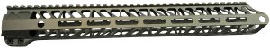 Timber Creek Enforcer 15 In AR-15 M-LOK Handguard FDE Cerakote