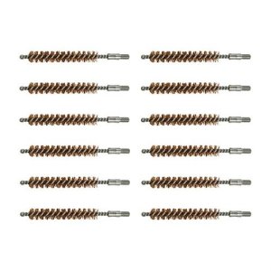 Brownells Double-Tuff Bronze Rifle Brush 8MM 12 Pack