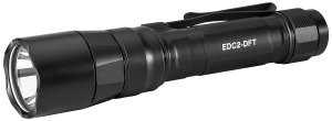 Surefire EDC2-DFT-BK Flashlight, Dual-Fuel, 700 Lumens, Black
