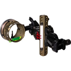 Axcel LANDSLYDE ALND-PR10-4TB Picatinny Slider Sight .010" Red/Green Fiber