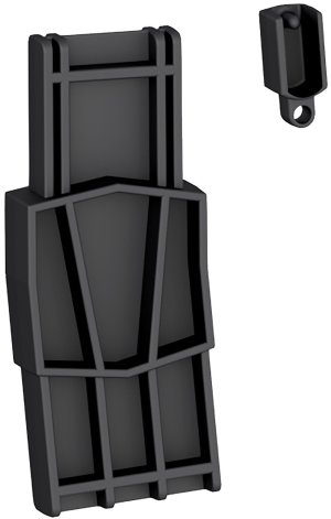 MTM AR Vise Block & Link Gray Angled Mag-Well