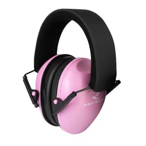 Radians LS0800CS Lowset Passive Earmuff 21 dB Over-Head Pink/Black