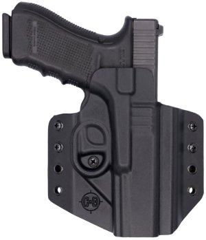 C&G Holsters 0000-100 Covert OWB Black Kydex for Glock 17/22/47
