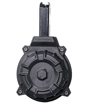 ProMag DRMA105 40rd Drum .45 ACP Black Polymer Magazine