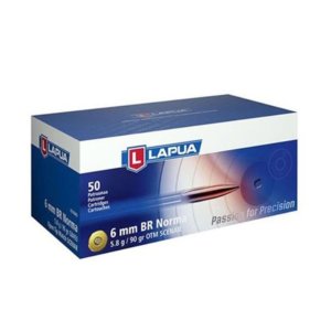 Lapua Scenar-L OTM 6mm BR Norma 90gr Rifle Ammo 50ct 4316044