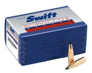 Swift 821803 Scirocco II .30 Cal .308 180gr BTS Bullets 100ct