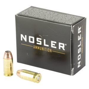 Nosler 51278 .45 ACP 185 Grain JHP Centerfire 20 Round Box