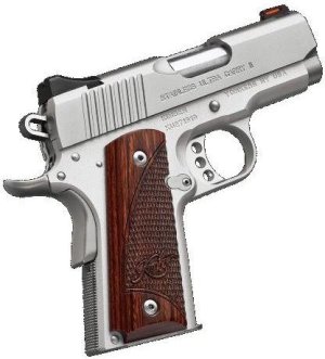 Kimber 3200330 Stainless Ultra Carry II .45ACP 3" Pistol Rosewood Grips