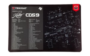 TekMat Kimber CDS9 Cleaning Mat Black Gun Maintenance Pad