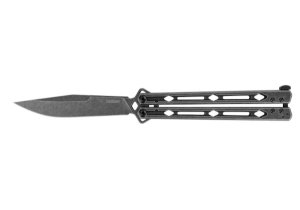 Kershaw Lucha 5150BW 4.6 In Sandvik 14C28N Steel Butterfly Knife