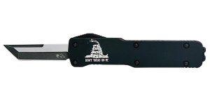 TEMP CADTOM221 Tanto Black Aluminum Tactical Dagger