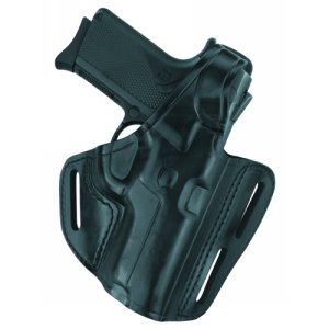 Gould & Goodrich Three Slot Pancake Holster Leather Belt Slots