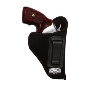 Uncle Mike's Size 0 Right Hand Inside-the-Pants Holster for Small- & Medium-Frame DA Revolvers 2" to 3" Barrels