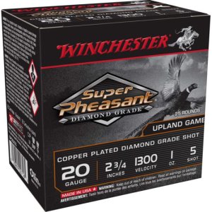 Winchester Super Pheasant Diamond Grade 20 GA 2.75 In 1 oz 5 Shot