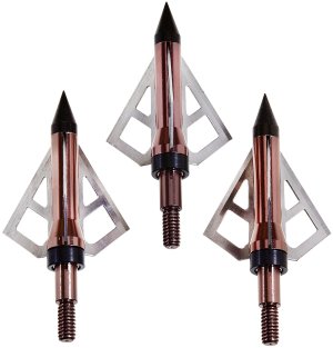Allen Company Velox Optimus Broadheads 100 Grain Swept Back 3 Pack