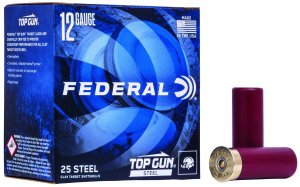 Federal Top Gun 12 Gauge 2 3/4 1-1/8oz #7 Steel Shot 25rd/bx