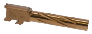 Rival Arms RARA20S201C Precision V1 9mm 4.25" Bronze PVD Barrel 416R Steel
